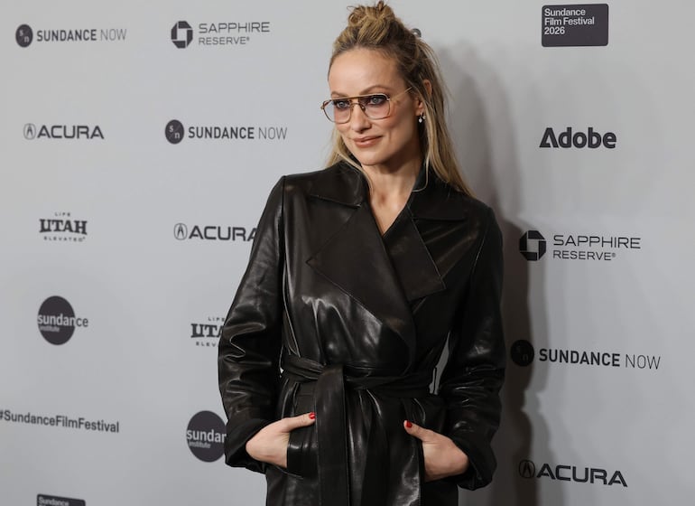 Olivia Wilde posa en la alfombra roja en el estreno de I Want Your Sex en el Festival de Cine de Sundance 2026 en Park City, Utah, EE.UU. (EFE/EPA/JEFFREY D. ALLRED)
