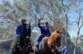 Jóvenes encarnan a personajes de la Batalla de Piribebuy.