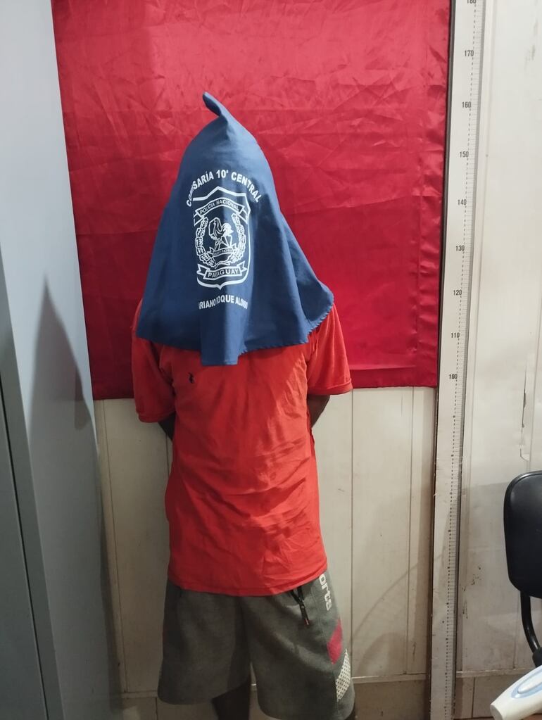 Jorge Manuel Piandieri Paredes cuando fue detenido luego de haber sido denunciado por un intento de abuso sexual.