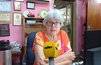 Corina Falcón, Presidenta de la Asociación de Educadores Rurales Sanjuaninos.