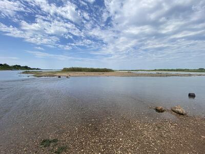 Imagen ilustrativa: bajante del río Paraguay en Concepción.