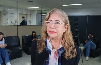 Rita Duarte representante de jubilados municipales.
