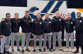 Componentes de la delegación olimpista, que desde hoy participa en el SCA Handball en Brasil.