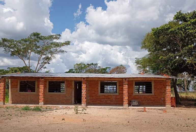 VDB El pabellón que se logró construir gracias a donaciones y recursos propios del docente Fredi Gernhoffer.