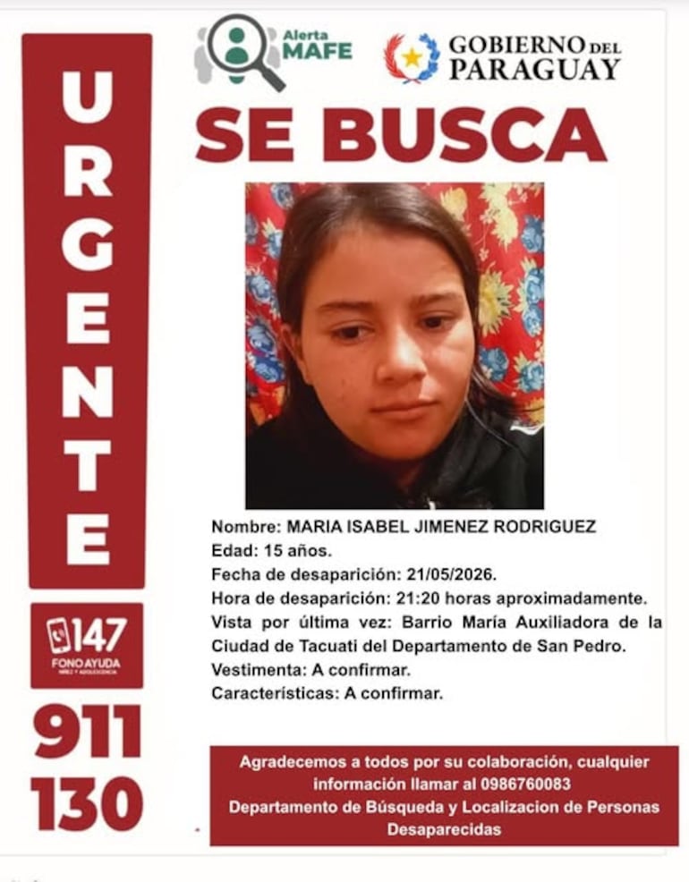 alerta MAFE