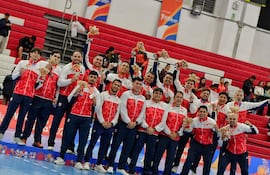 Seleccionado paraguayo que participó en los Juegos Bolivarianos “Arequipa/Lima” y se ganó la medalla de plata en el país incaico.