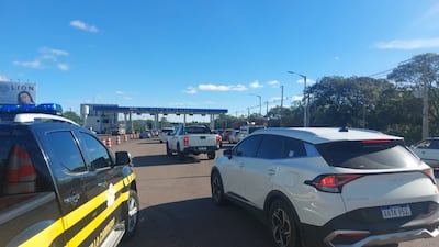 Se reporta tránsito fluido sobre la Ruta PY02.