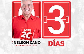 Nelson Cano, busca el rekutú en Hernandarias.