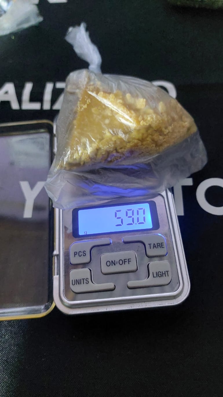 Parte de la droga que estaba a punto de ser comercializada.
