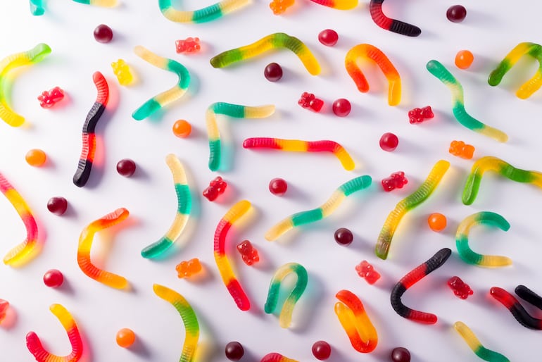 Gomitas de Gusano o Yummies, imagen ilustrativa.