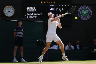 Jannik Sinner (24 años), principal candidato a la conquista de Wimbledon 2026.