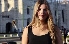 La infanta Sofía en Lisboa, donde estudia el primer curso de Ciencias Políticas y Relaciones Internacionales en el centro universitario Forward College. (EFE/Casa Real)