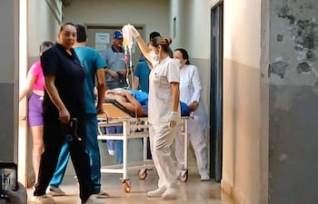 El herido fue trasladado al Hospital Distrital de Presidente Franco.