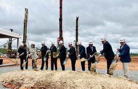 Palada Inicial de la Universidad Politécnica Taiwán Paraguay (UPTP).