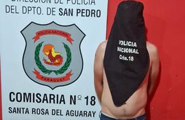 Tras su detención, González fue remitido nuevamente a la Penitenciaría Regional de San Pedro, donde deberá continuar con el cumplimiento de su condena