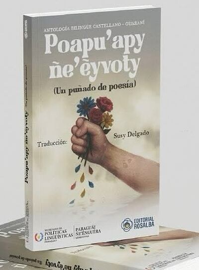 Portada del poemario bilingüe que será presentado hoy en la Casa de la Integración.