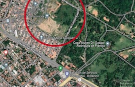 Propiedad de 13 hectáreas que quiere vender Copaco, que en su momento casi regalan para la universidad de Taiwán.