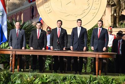 Silvio Ovelar Santiago Peña Pedro Alliana