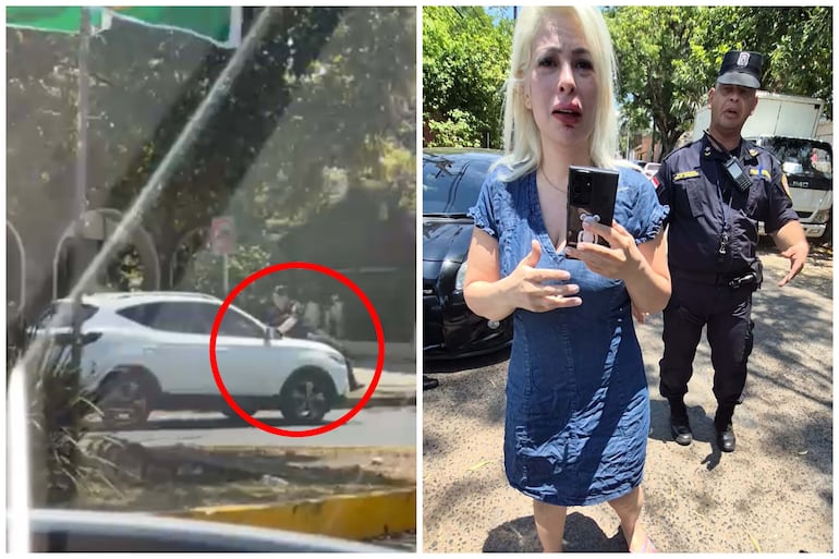 Imputan a conductora que llevó a policía sobre el capó de su rodado
