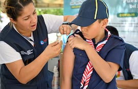 Vacunación en la "Feria Palmear".