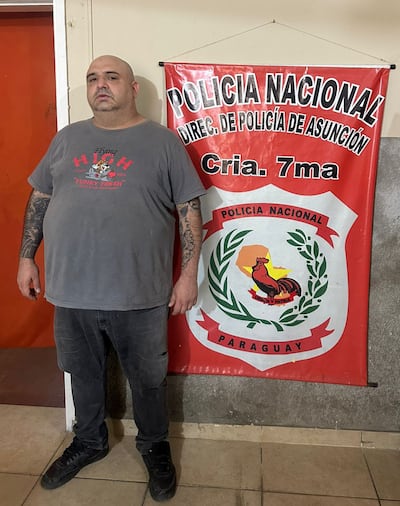 Pedro Lerea Ramírez, tras su aprehensión el martes pasado. en el barrio Pinozá. Ahora deberá cumplir en prisión su condena por violencia familiar.