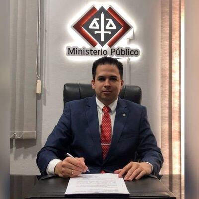 El fiscal Orlando David Quintana, estuvo a cargo de la investigación.