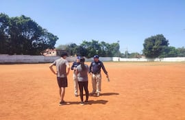 Imágenes de parte de la reconstrucción de la gresca que terminó con la muerte de Ismael Domínguez González en la cancha del club Boquerón.