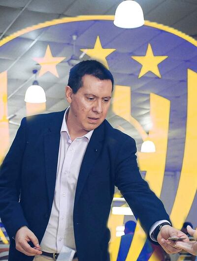 Hugo Daniel Rodríguez (51 años), presidente del Sportivo Luqueño.