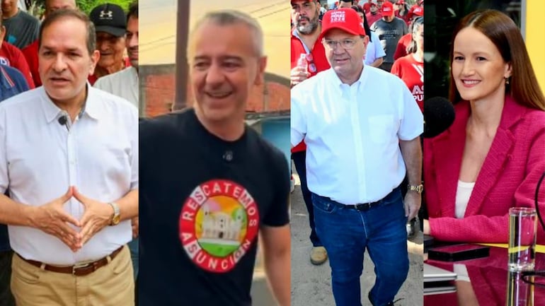 Candidatos de Asunción intensifican campaña