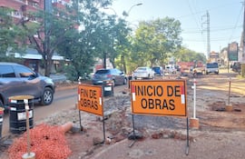Cierres por obras sobre la avenida Mariscal López.