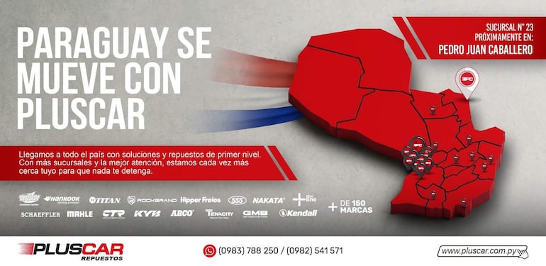 Pluscar presenta su nueva sucursal en Pedro Juan Caballero, reforzando su expansión en Paraguay.