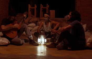 Una escena de la obra "Fardo Guype".