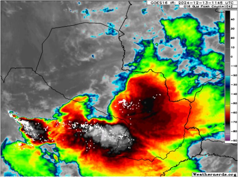 Alerta por tormentas para este viernes.