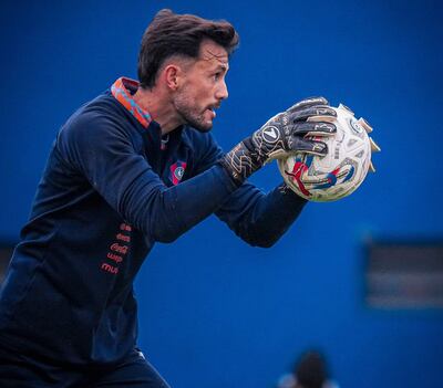 Alexis Martín Arias (33 años) totaliza 30 presentaciones en Cerro Porteño, 22 en esta temporada.