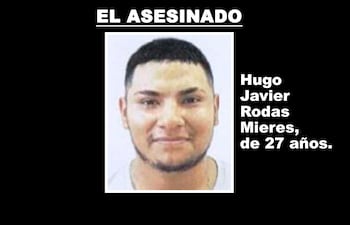 Hugo Javier Rodas Mieres, asesinado en Capiatá.
