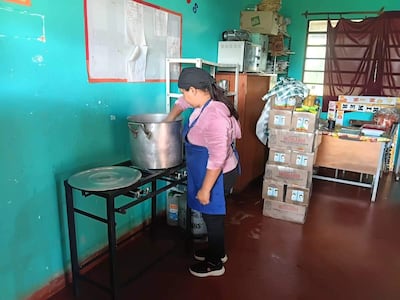 La comunidad educativa pide la construcción de una cocina comedor para mejorar el servicio del programa Hmabre Cero