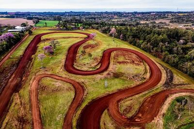 Una postal del Autódromo Alfredo Scheid de Capitán Miranda.