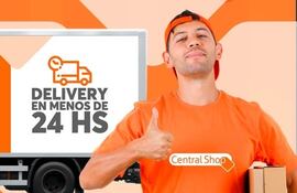 Central Shop cuenta con un sistema de delivery en menos de 24 hs.