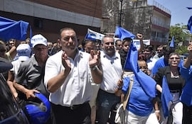 El senador Líder Amarilla, candidato N° 1 a miembro de Directorio del PLRA por el Frente Liberal.