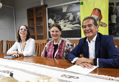 Judith Brauner, Simone Herdrich y Jörg Herrera brindaron detalles acerca de la Semana Alemana 2025.