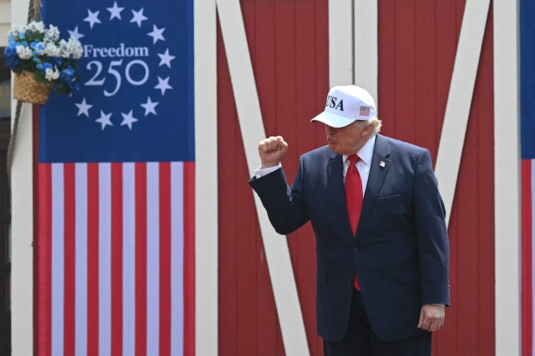 Donald Trump, presidente de los Estados Unidos.