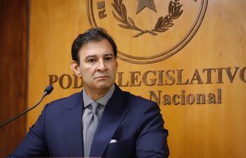 Silvio "Beto" Ovelar, presidente del Senado.