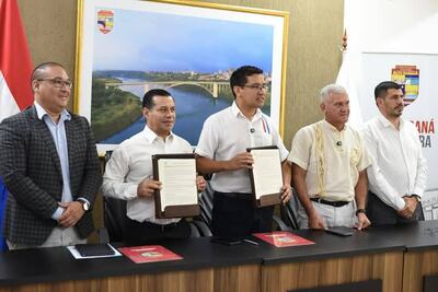 El convenio fue firmado esta mañana en la Gobernación de Alto Paraná.