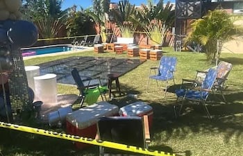 Hombre muere electrocutado en cumpleaños familiar.