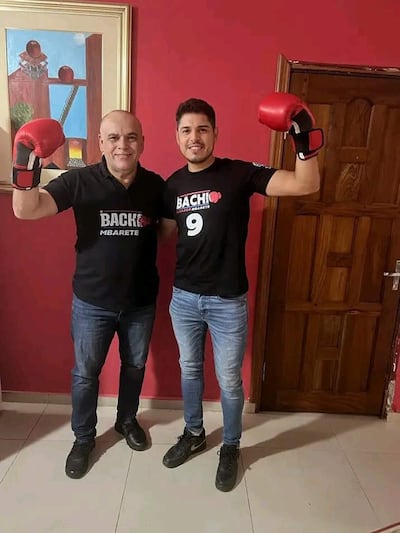 Basilio Bachi Núñez y su sobrino Ricardo “Ricky”  Núñez.
