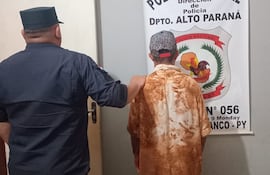 José Gavino Ramírez Adorno, detenido en dependencia policial.