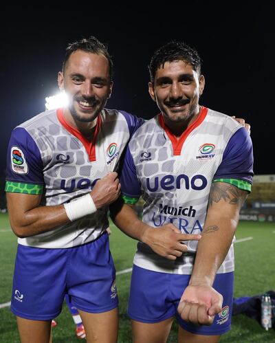 Joaquín Lamas (28 años) y Axel Zapata (32) de los Yacaré.