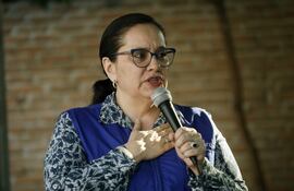 Ana García, esposa del expresidente de Honduras Juan Orlando Hernández (2014-2022).