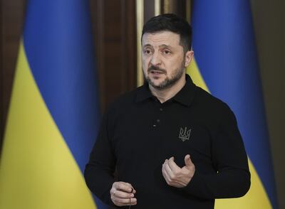 Volodimir Zelenski, presidente de Ucrania.