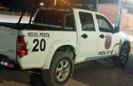 La patrullera Posta 20, de la comisaría 2ª de Villa Choferes de Boquerón, que fue reparada y devuelta por el comisario general Roberto Mora.